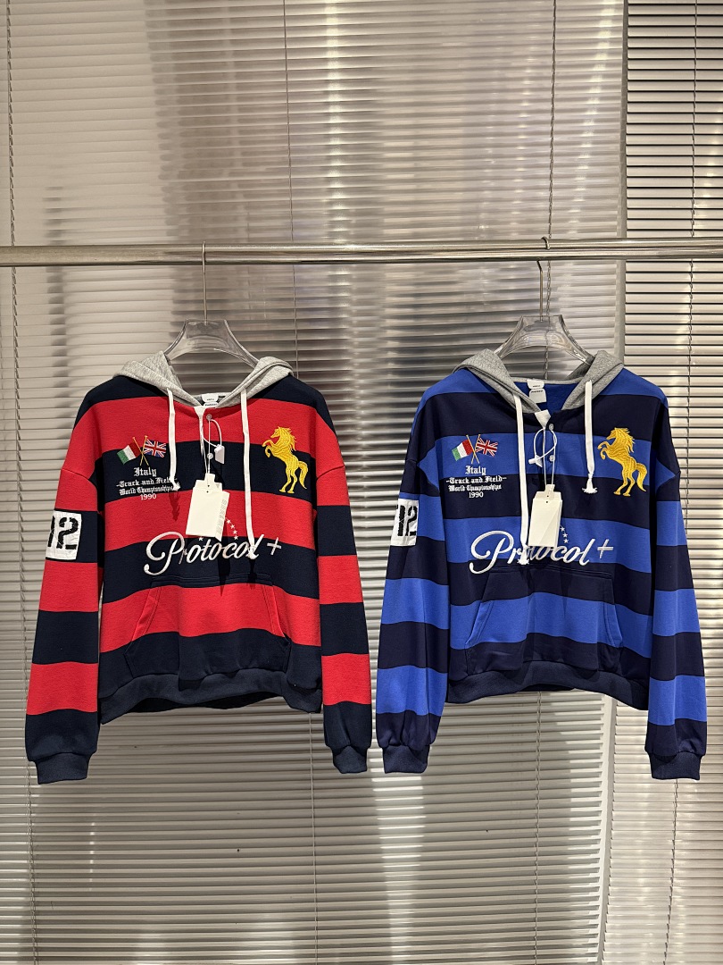 Streetwear Brand Vintage - Fashion Brand Streetwear Vintage Striped Hoodie