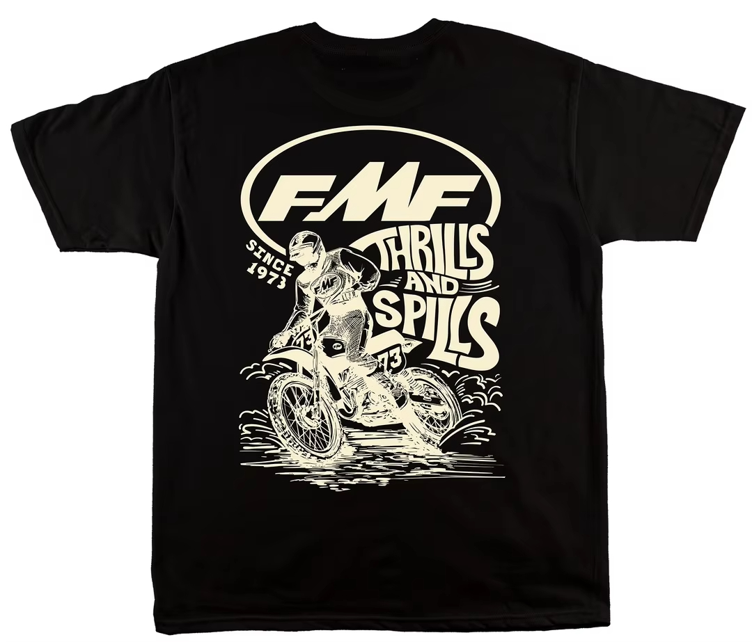 White LEAN IN FMF Racing Off R - đánh giá và giá Streetwear Brand Tees